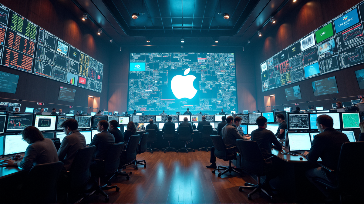 Dow Dips Dramatically as Nvidia and Apple Shine Amid Market Turmoil